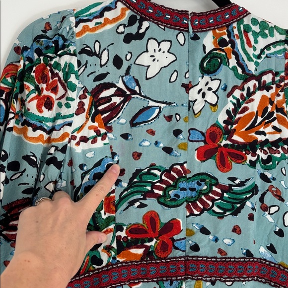 :Price Firm: Anthropologie Akemi + Kin Beaded Karina Dress in Blue - Picture 15 of 16